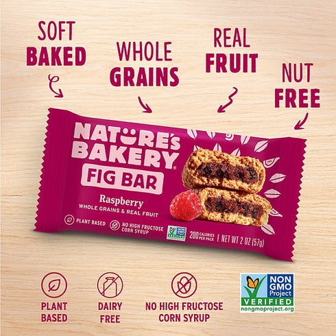 Nature's Bakery Fig Bars, Variety Pack, 2.5 oz, 32 Count - Soft-Baked, Whole Grain Bars, Assorted Flavors, Perfect for Snacking, Lunchboxes, or On-the-Go